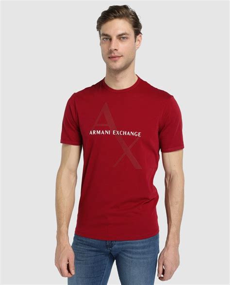 playera armani exchange roja|a x armani exchange.